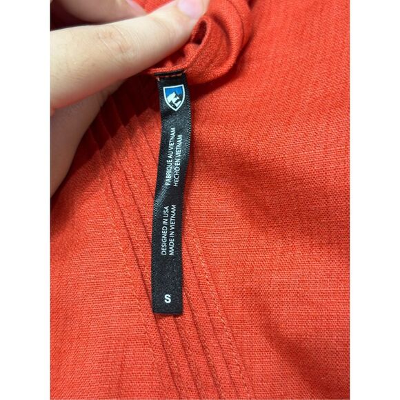 NWOT Kühl Fresco Linen Blend Jumpsuit Romper One Piece Women's Small - Picture 6 of 15